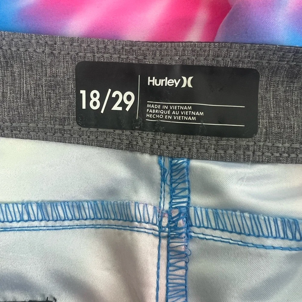 Hurley Multicolor‎ Spiral Board Shorts Men’s size 29